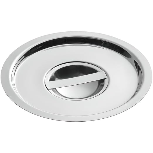 OCS Parts Pro Series Stainless Steel Cover for 3.5 Quart Bain Marie Pots | 5-7/8" Bain Marie Pot Lid with Handle