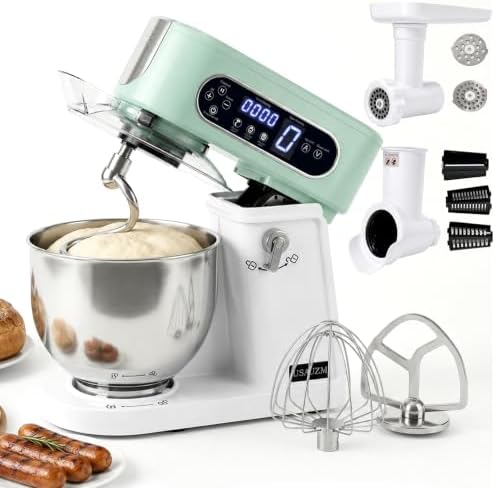 5.3 Qt 9-Speed Tilt-Head Stand Mixer, Multi-Function Electric Mixer