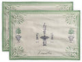 Maison d' Hermine Placemats Set of 2 Reusable 100% Cotton (13"x19")