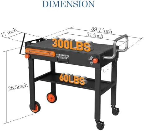 Grill Table Stand Cart for Blackstone Griddle