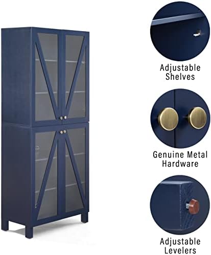 Crosley Furniture Cassai Tall Pantry Storage Cabinet