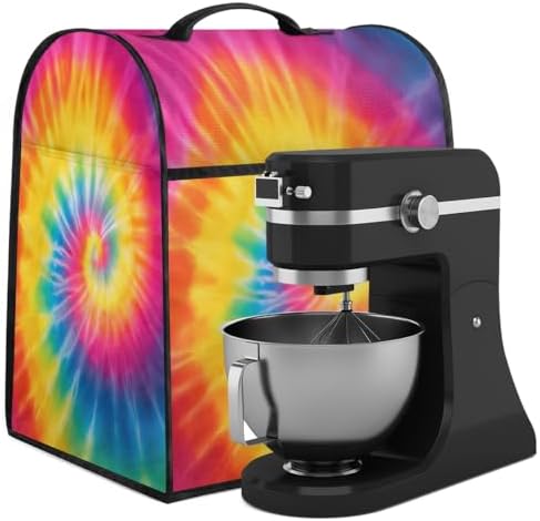 Tie-Dye Art Kitchen Aid Covers Foldable Washable Stand Mixer Dust Cover