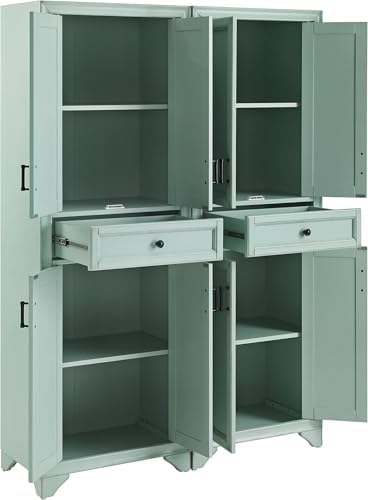 Crosley Furniture Tara 2-Piece Pantry Storage Cabinet Set