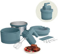 bella 3.5 Qt Hand & Stand Mixer, 2 in 1 Electric Mixer with Bowl, Surf