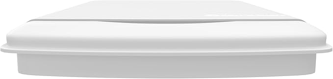 Rev-A-Shelf 35 Qt Under Sink Garbage Can Lid for Base Kitchen and Bathroom Cabinet, Replacement Plastic Trash Bin Lid Only, White, RV-35-LID-1