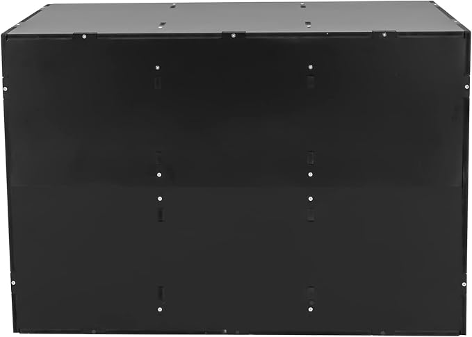 Mail Sorter Organizer, Black Mailbox for Classroom, 27 Compartments Literature Organizer, Desktop File Sorter, Paper Organizer for Home School Office (27 Slots Black)