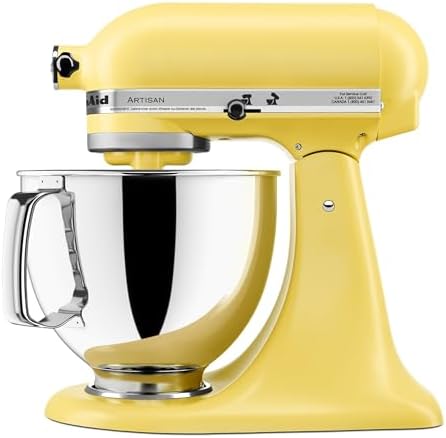 KitchenAid Artisan, 5-Qt Tilt Head Stand Mixer, KSM150PS, Butter