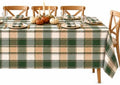 Newbridge Thanksgiving Green Barnhouse Plaid 60 x 120” Rectangle Tablecloth