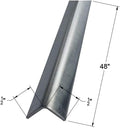 Brushed 304 Stainless Steel Corner Guards, 48" Wall Protectors, 20ga & 16ga, Available in 1/2" to 4", Multi-Pack Options (1, 2, 5, or 10) (10, 1/2 x 1/2, 16ga, No Hug Edges)