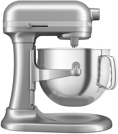 KitchenAid® 7 Quart Bowl-Lift Stand Mixer, Contour Silver & KDF7B Double Flex Edge Beater for Select Bowl-Lift Stand Mixers, Silver