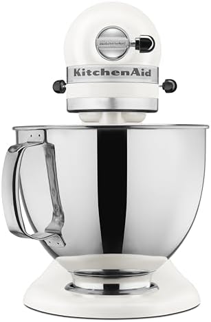 KitchenAid Artisan, 5-Qt Tilt Head Stand Mixer, KSM150PS, Porcelain White