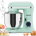 Stand Mixer, 6.5QT Tilt-Head Electric Kitchen Mixer 660W, 10-Speed Household food mixer with 304 Stainless Steel Bowl, Bread Cake Mixer include Dishwasher Safe Dough Hook, Beater and Whisk
