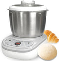 Dough Mixer 7.4QT Large Capacity Electric Dough Maker with Ferment Function for Baking Bread Dough&Pizza Dough - Dough whisk 304 Stainless Steel Blender Add water/seasoning with Top Small Window