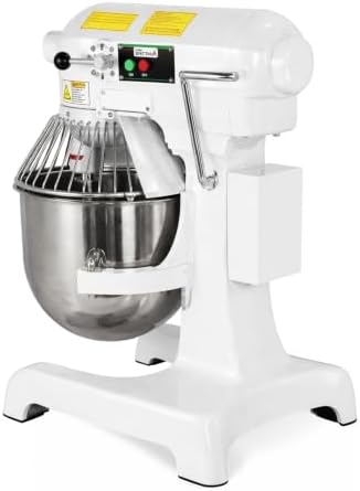 Winco 10 L White Commercial-Grade Planetary Mixer