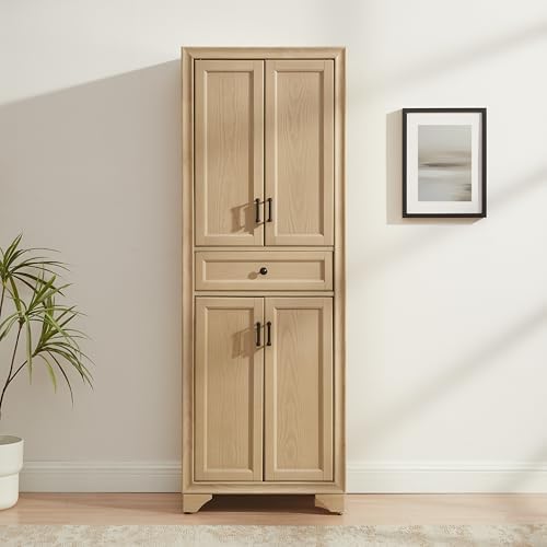 Crosley Furniture Tara Farmhouse Pantry Storage Cabinet