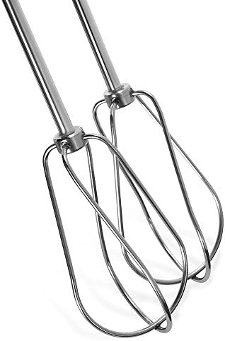 KitchenAid 6 Speed Hand Mixer Bundle with Flex Edge Beaters - KHM6118, Empire Red and Stainless Steel Turbo BeaterTM Accessories