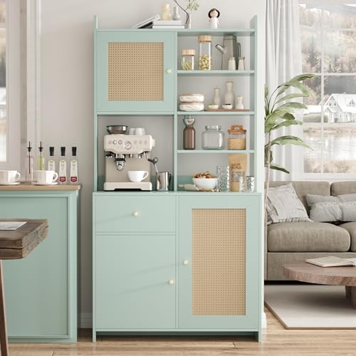 IDEALHOUSE Kitchen Pantry Cabinet with Adjustable Shelf