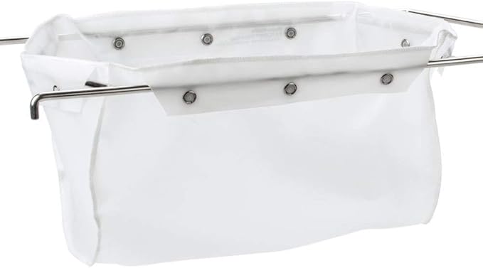 Miroil B33PS Fryer Filter Frame & Bag Combo, MirOil EZ Flow Filter Bag, Part 12849, For Heavy Crumbloads, Suitable for 16 Qt or 28 lb Polishing Oil, Durable, Easy to Clean with Hot Water