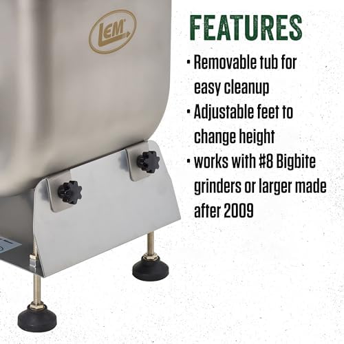 LEM Products BigBite 25 Pound Capacity Fixed Position Meat Mixer