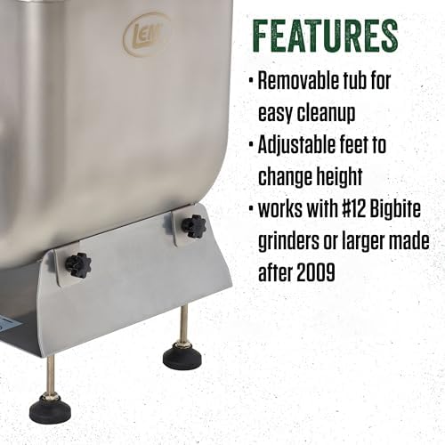 LEM Products BigBite 50 Pound Capacity Fixed Position Meat Mixer