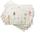 Maison d' Hermine Placemats Set of 4 Reusable 100% Cotton (13"x19")