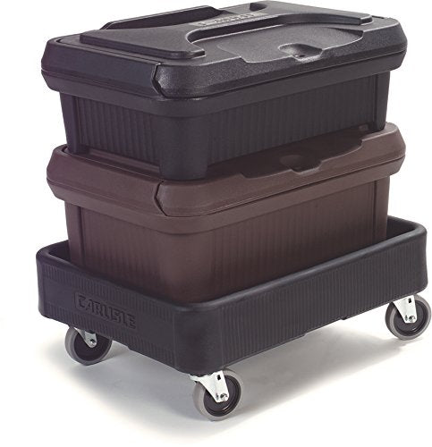 Carlisle FoodService Products Cateraide Dolly for PC300N Pan Carriers with Reinforced Corners for Catering and Events, Aluminum, 23.75 x 17.38 Inches, Silver