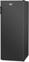 BLACK+DECKER 8.5 Cu. Ft. Upright Freezer, Stand Up Freezer with Mechanical Temperature Control, Freezer Upright with 3 Shelves and 4 Door Bins, Manual Defrost, R600a Refrigerant, BUF850LB, Black