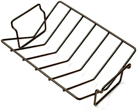 Norpro Nonstick Roasting Rack Heavy Duty | Extra Large 13" x 10" | 1-Count, Black, 1 EA
