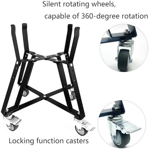 Rolling Outdoor Cart for BGE, Large Big Green Egg Smoker Kamado Joe Grill