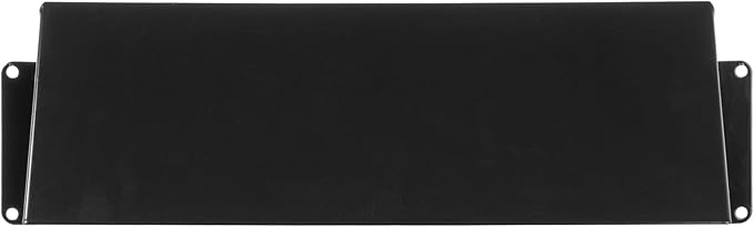 Repa Market 10 x 3 Inch Black Galvanized Steel Vent Cover - Duct Exhaust/Inlet Rain Deflector - Weatherproof Guard for Ventilation Systems/Indoor/Outdoor Vent Hood/Air Vent Grille Protection Roof