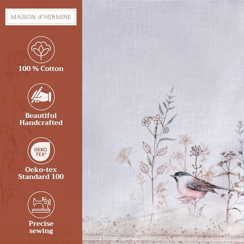 Maison d' Hermine Placemats Set of 4 Reusable 100% Cotton (13"x19")
