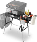 Grill Table for Outside, Blackstone Griddle Stand with Trash Holder