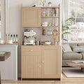 IDEALHOUSE Kitchen Pantry Cabinet with Adjustable Shelf