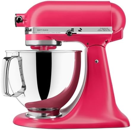 KitchenAid Artisan, 5-Qt Tilt Head Stand Mixer, KSM150PS, Hibiscus