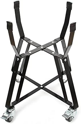 Rolling Cart for Kamado Joe Classic Accessories,Kamado Joe Parts Rolling Nest with Heavy Duty Locking Caster Wheels Powder Coated Steel Rolling Outdoor Cart for Kamado Joe Classic Grill Stand