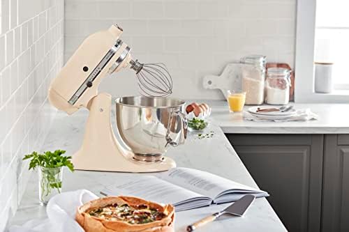KitchenAid Artisan, 5-Qt Tilt Head Stand Mixer, KSM150PS, Almond Cream