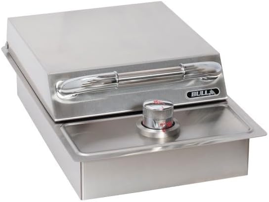 Bull Outdoor Products Premium Outdoor Kitchen Bundle – Angus 75,000 BTU Built-In Grill Head, Double Drawer with Reveal, 38" Double Doors, Single Side Burner, 304 Stainless Steel – LP