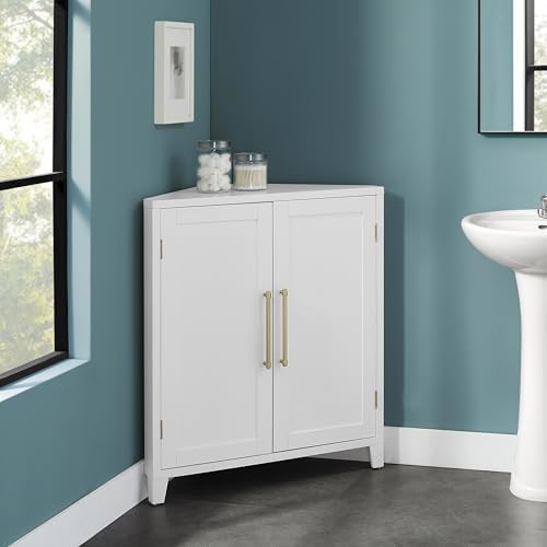 Crosley Furniture Roarke Stackable Corner Pantry Storage Cabinet