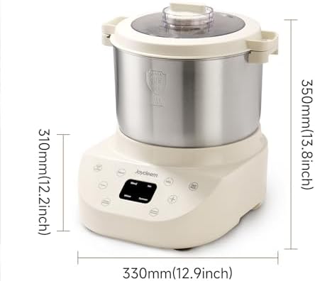 Joydeem Electric Dough Maker, 9.5Qt with Winter & Summer Fermentation, Dual Functions (MIX for Dough/Kneading, BLEND for Filling) - Ideal for Bread, Pizza, Roti, Dumplings, Sourdough, HMJ-A901