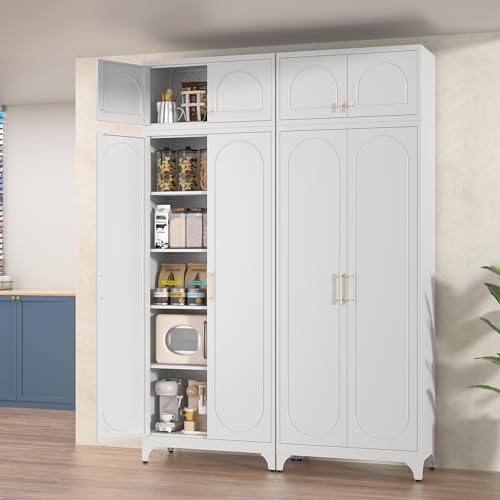 Polup Wall Cabinet with Doors, Small Hanging Cabinet for Kitchen Pantry