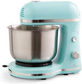 Delish by Dash Stand Mixer - Compact Mixer for Everyday Baking - 5-Speed Power with Removable Mixing Bowl - Dough Hooks Included - Aqua, 3.5-Quart