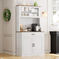 IDEALHOUSE Kitchen Pantry Cabinet with Microwave Stand