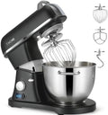 8.4QT Commercial Stand Mixer 800W with Aluminum Die Casting Meets the Standard of NSF/ANSI 8-2023, Mixers Kitchen Electric Stand Mixer with Stainless Steel 8L Bowl, Dough Hook, Whisk and Beater, Black