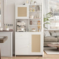 IDEALHOUSE Kitchen Pantry Cabinet with Adjustable Shelf