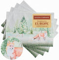 Maison d' Hermine Placemats Set of 4 Reusable 100% Cotton (13"x19")