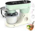 Stand Mixer 6QT Kitchen Mixer with LED Smart Touchscreen,11‑Speed Tilt‑Head Mixer w/Timer,4 Presets,Stainless Bowl,Dough Hook,Whisk,Beater & Ice Cream Maker Attachment (Green,6Qt)