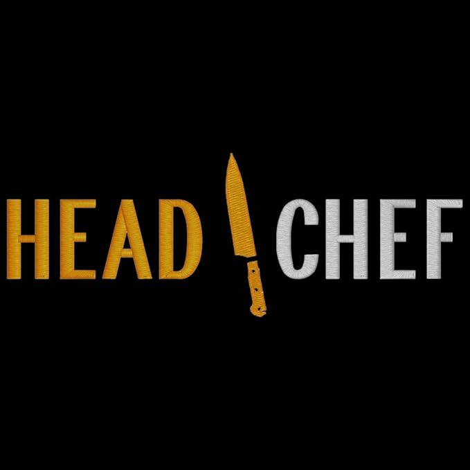 The Apron Place Adjustable Professional Chef Hats, Multiple Personalized Embroidered Designs to Choose from, Made in The USA