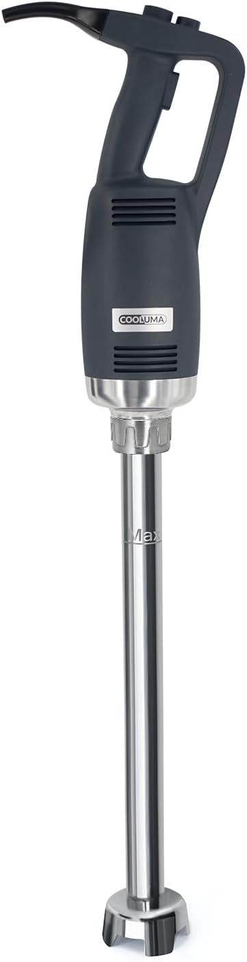 X-Heavy Huty 750W Commercial Immersion Blender, 22 Inch Removable Shaft, 8,000-19,000 RPM Variable Speed, 64 Gallons Hand Mixer, Secure Dual Button Start.