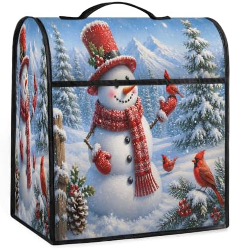 Christmas Kitchen Aid Cover Foldable Washable Stand Mixer Dust Cover
