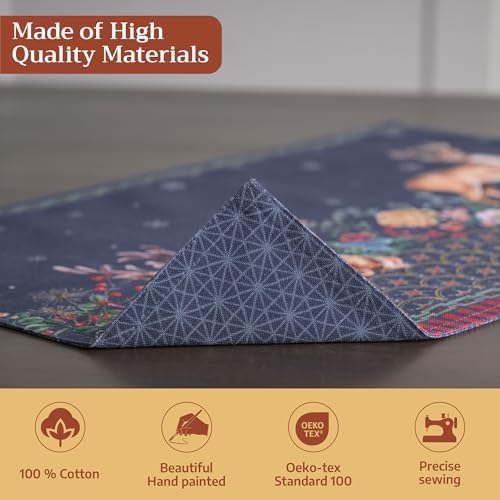 Maison d' Hermine Placemats Set of 4 Reusable 100% Cotton (13"x19")